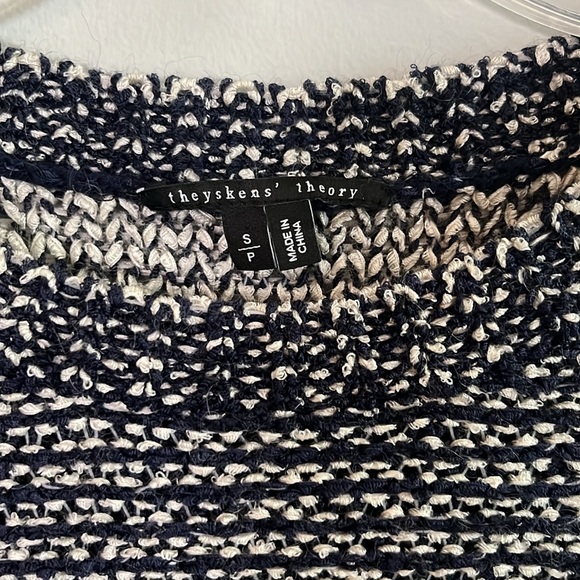 Theyskens’ Theory silk blend open weave fishermans sweater - Picture 2 of 7